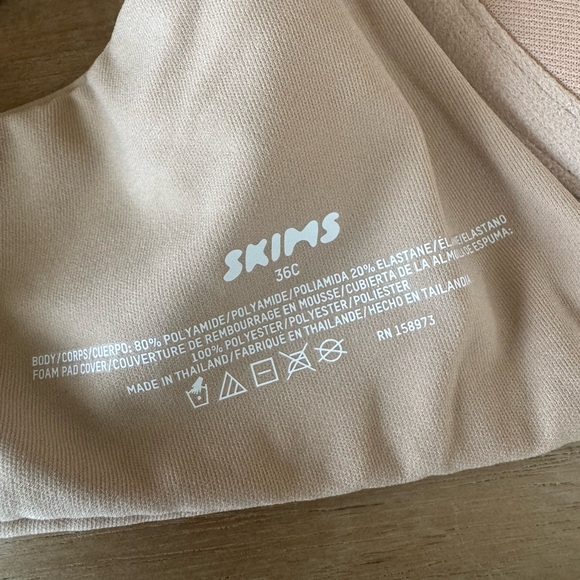 SKIMS Fits Everybody Demi Push Up Bra - Clay - Picture 4 of 5